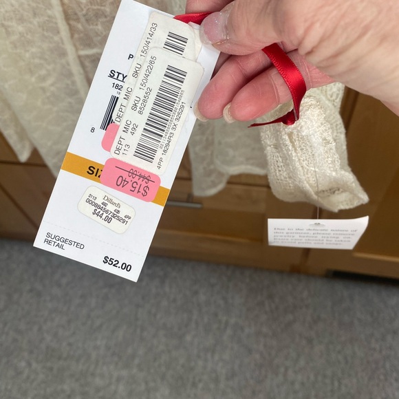 Ruby Rd. Women's Cream Open-Front Jacket - Picture 3 of 3